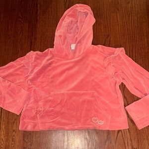 Adidas Pink Velour Sweatshirt